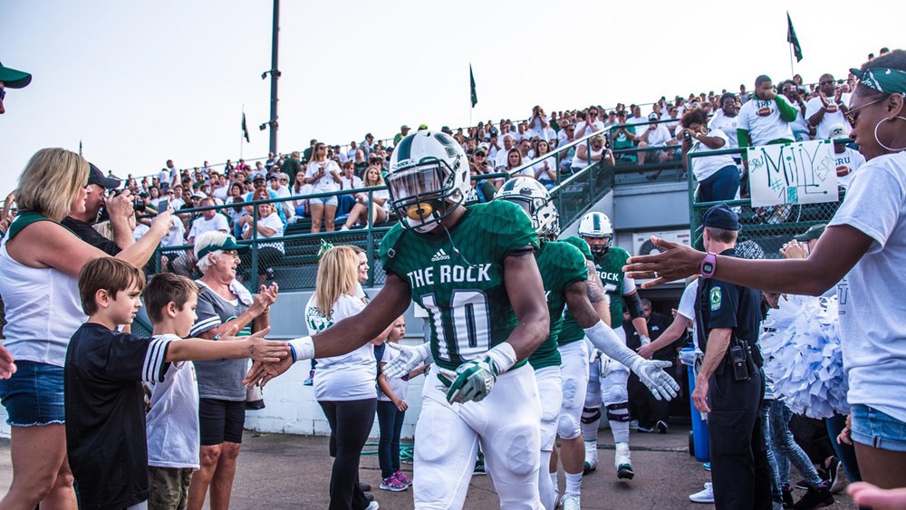 Slippery Rock's football stadium. 