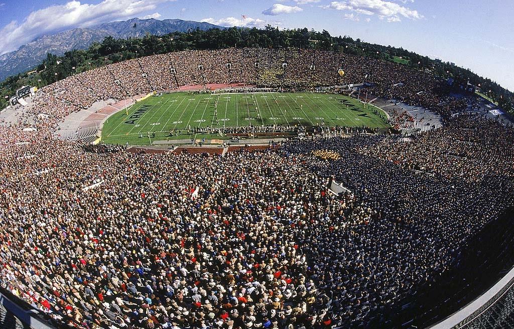 The Rose Bowl is the only Army-Navy game venue west of the Mississippi River