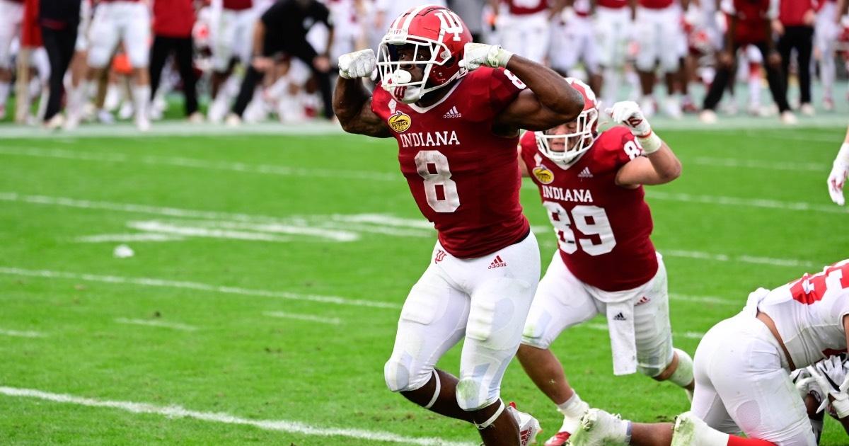 Indiana went 6-2 last season and peaked at No. 7 in the AP poll.