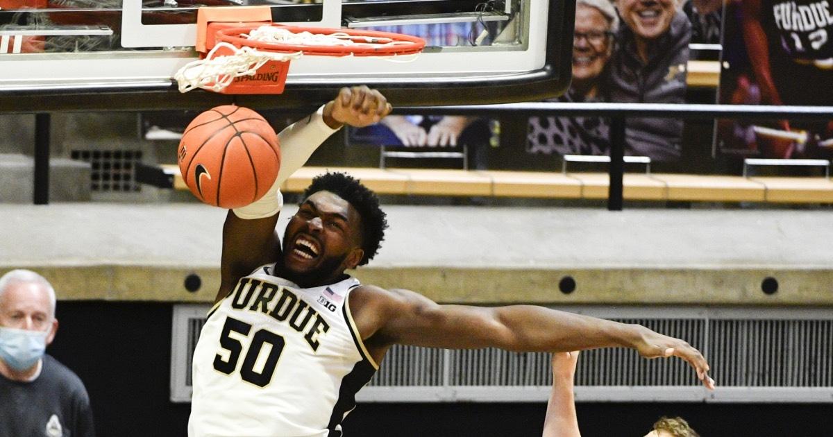 Trevion Williams led Purdue in scoring and rebounding in 2021.