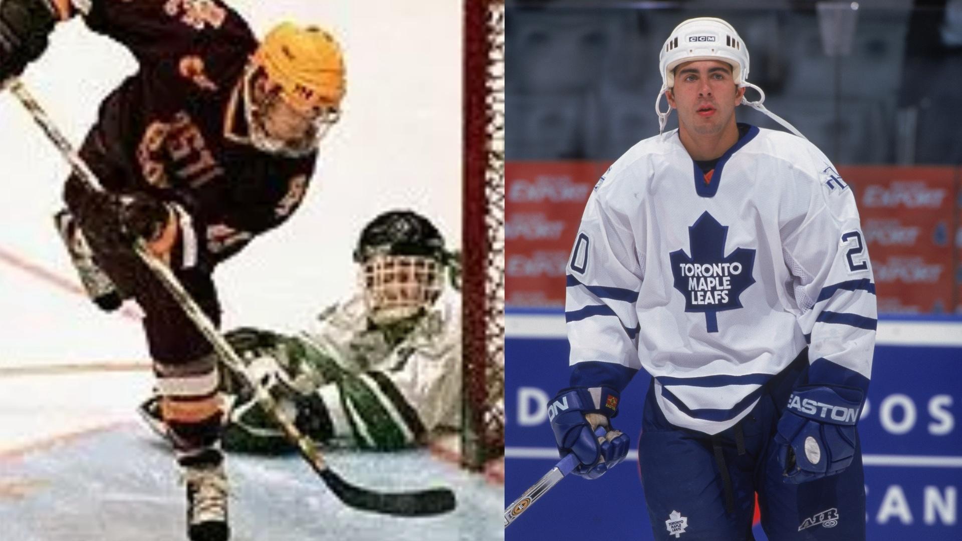 Jeff Farkas with Boston College and with the Toronto Maple Leafs